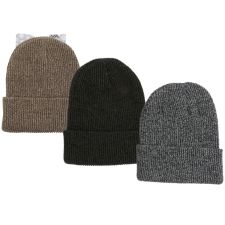 He Strickmütze meliert mit Umschlag VE 40