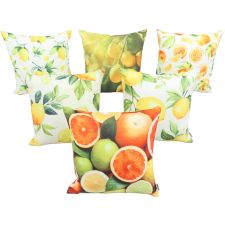 Dekokissen OUTDOOR "Zitrone" 45 x 45 cm VE 12