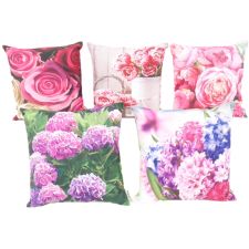 Dekokissen OUTDOOR "Blumen 3" 45 x 45 cm VE 12