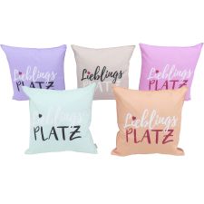 Dekokissen OUTDOOR  Lieblingsplatz 45x45cm VE 12