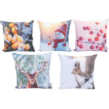 Dekokissen OUTDOOR "Winter" 45 x 45 cm VE 12