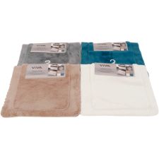 Badematten Set, Dekofell, 45x45+60x90 cm, VE 12