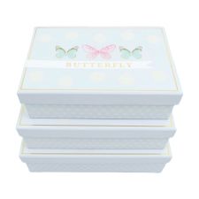 Geschenkboxen Butterfly 3er Set VE 16 