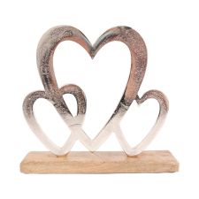 Dekoherzen 23 x 5 x 21,5 cm VE 24