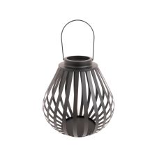 Windlicht Metall schwarz VE 1