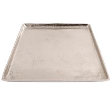 Dekotablett Aluminium 25 x 25 cm VE 12