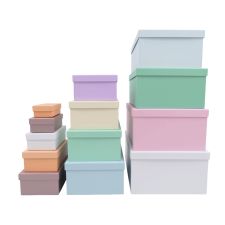 Geschenkbox "Uni Bunt" 13er VE 4