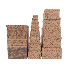 Geschenkbox "Happy Birthday" 13er VE 4