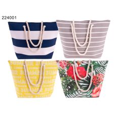 Strandtasche 50 x 15 x 38 cm  4 Dessins VE 6