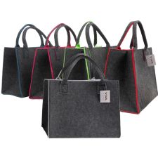 Einkaufstasche Filz ca. 35 x 20 x 28 cm VE 12