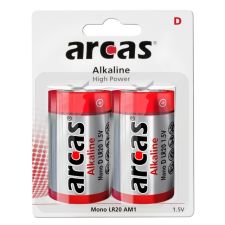 Arcas Alkaline Mono D Batterien 2er VE 48