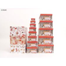 Geschenkbox "Weihnachten" 13er 4 Designs VE4